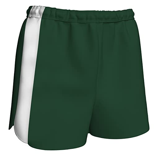 Short de track vert forêt et blanc Champro TFS02YFGWM taille M