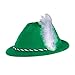 Green Velour Tyrolean Alpine Party Hat