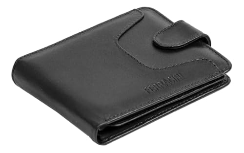 Carteira Couro Ferracini CF393 (Preto CF393a)