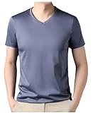 Mens Summer Tops V Neck T Shirts for Men Short Sleeve Casual Fashion T Shirts