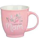 Christian Art Gifts Large Ceramic Inspirational Coffee & Tea Mug for Mothers: I Love You, Mom, Mi...