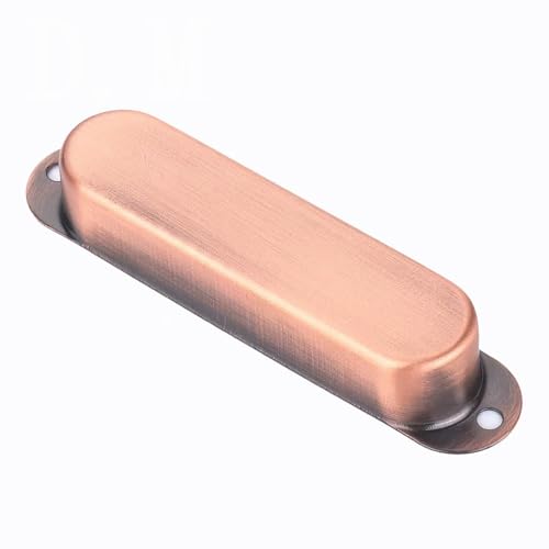 メタルネックピックアップカバー エレキギターピックアップリッドネックシェル プロフェッショナルギターメタルテクスチャ銅シェル