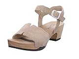 Decksohle: Holz Softclox S3574 Kalima Kaschmir - Damen Schuhe Sandaletten - 03-Taupe, Größe:39 EU