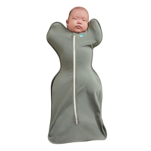 Image of Love to Dream Swaddle UP, Baby Sleep Sack, Self-Soothing Swaddles for Newborns, Improves Sleep, Snug Fit Helps Calm Startle Reflex, New Born Essentials for Baby, 1.0 TOG, Newborn 5-8.5 lbs, Deep Olive