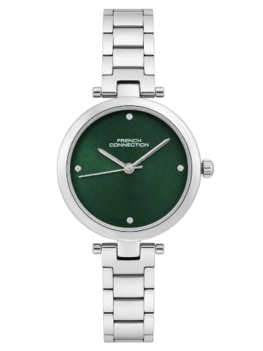 Image of French Connection Green Sunray Dial, Analog Watch for Women - FCN0166NSM