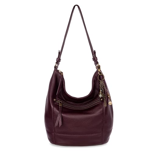 Image of The Sak Sequoia Hobo Bag - Premium Large Leather Women's Handbag for Everyday & Travel - Durable Purse With Zipper Pocket