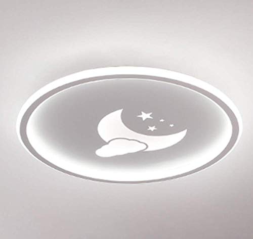 Preisvergleich Produktbild Phil Beauty Kreative Wohnzimmer LED Deckenleuchte Kinderzimmer Lichter Rundes Schlafzimmerlicht Ultradünne Cartoon-Beleuchtung,A White Light,50cm