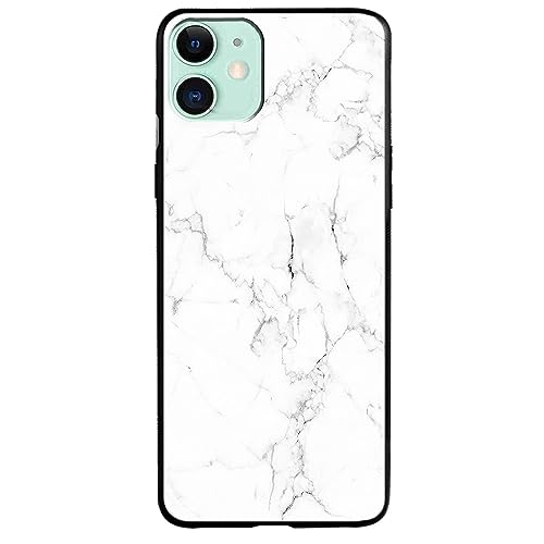 Image of COLORflow Back Cover Compatible with iPhone 11 | White Marble | Shockproof TPU Bumper Cover with Camera Protection Back Cover Compatible with iPhone 11