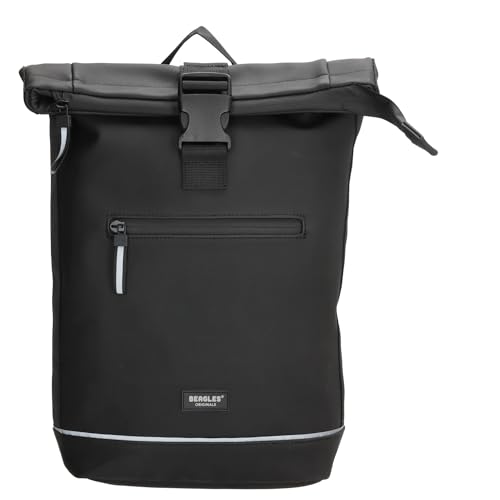 Beagles Originals, Wasserdichter Rucksack, Verstellbare Schultergurte, Reißverschlussfächer, Front- und Rückentasche, Alltag & Reisen, Praktischer Griff