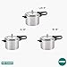 Mirro 92160A Polished Aluminum 10-PSI Pressure Cooker Cookware, 6-Quart, Silver -