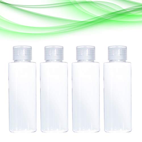 Beaupretty 12 peças de plástico transparente vazio tampa frasco frasco frasco recipiente para emulsã