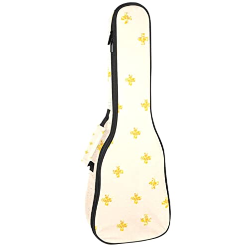 Sac de rangement pour ukulélé robuste avec rembourrage 10 mm