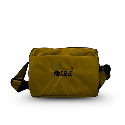 Image of I. B. H IBH Stylish Sling Bag for Men & Women CrossBody small Passport Travel side massanger one strap shoulder bag With Antitheft pocket also Waterproof Durable Adjustable