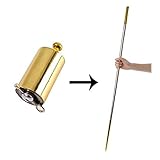 Magician Role Play Props - Portable Professional Magic Wand Magic Telescopic Props Funny Staff Magic Canes, Best-Bag Metal Magic Wand (Silver)