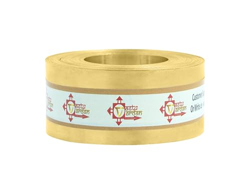 Image of Brass Strip | 1 INCH | Pack of 1 | Remedy for Vastu Strips | Width-25mm, Thickness-0.2mm, Length-100 Feet Approx.