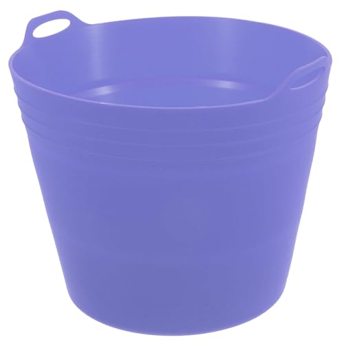 Happyyami Silicone Folding Bucket Liner for Grill Oil Bucket Liner BBQ Grease Canister Reusable