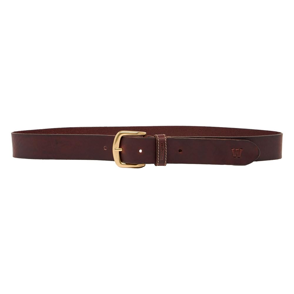 Wrangler Men's West Belt, Brown, 90, brown, 90