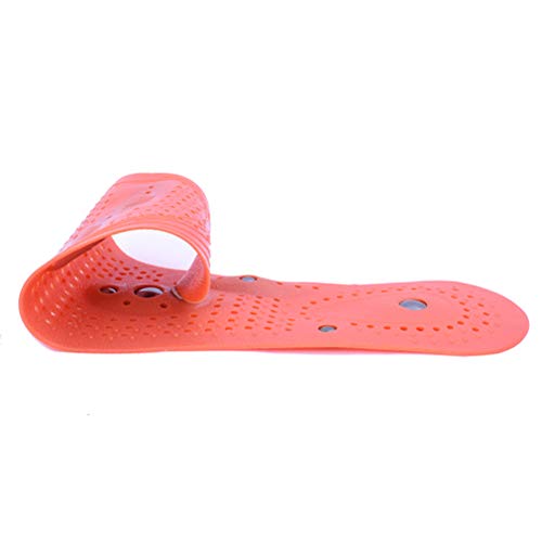 2 pares de palmilhas magnéticas de silicone para massagem terapêutica e saúde LIOOBO (vermelha)
