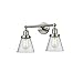 Innovations 208-SN-G64-LED 2 Light Vintage Dimmable LED Bathroom Fixture, Brushed Satin Nickel