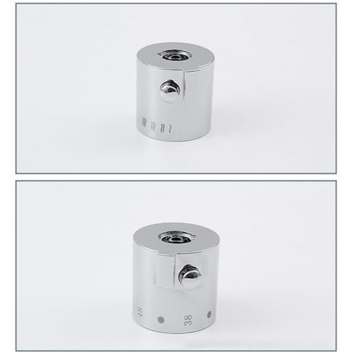 Hsthe Sea 1 Pair Shower Temperature Control Knob Chrome Thermostatic Handle Handle For Temperature Controller Shower - Image 3