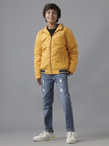 Image of Under Fourteen Only Boys Winter Jacket, Full Sleeve,Sleeveless Quilted Puffer Jacket with Front Closure, Casual Warm Jacket for Kids, Lightweight Winterwear for School, Outdoor Play and Travel