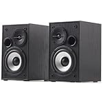 Edifier R980T Aktive 2.0 Lautsprechersystem Paar (24 Watt), 4" PC Regallautsprecher Studio Monitore für Computer --Schwarz – Bild 2