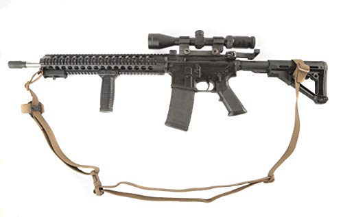 Raine Tactical - Marine Corps Issued Sling - Tactical Gear - Tactical Sling - Two Point Sling - Marine Corps Gear and Equipment - Marine Tactical Gear - Coyote Brown Sling