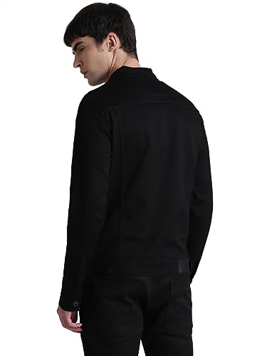 Image of JACK & JONES Men's Cotton Standard Length A-Line Coat