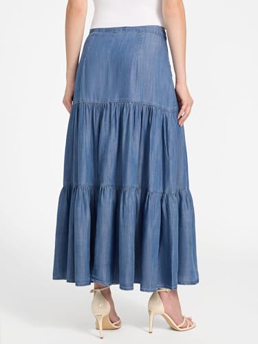 Eco Denim Maxi Skirt4