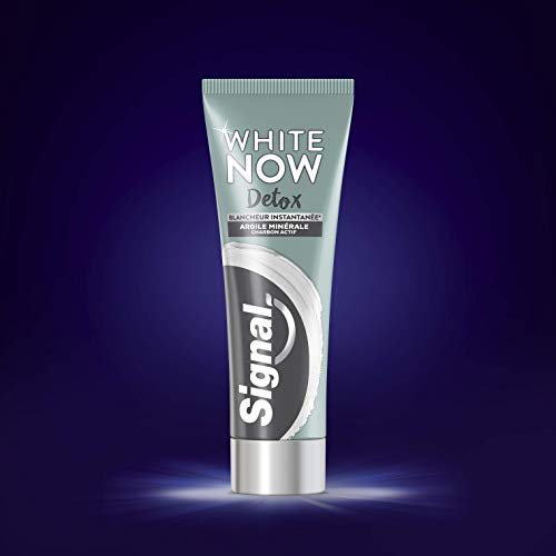 Signal White Now Zahnpasta Whitening Detox Ton & Aktivkohle, 75 ml – Bild 6