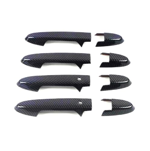 Poignées porte plastique ABS carbone premium pour Jazz 2014-2018