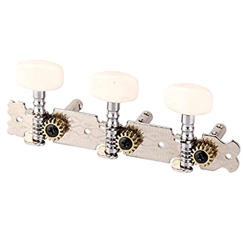 Musiclily 3×3 Style Court Mécaniques pour Guitare Acoustique, Nickel - Les Beatles, Paul McCartney, John Lennon, RIngo Starr, George Harrison Musiclily 3x3 Style Court Mécaniques pour Guitare Acoustique, Nickel – Image 7