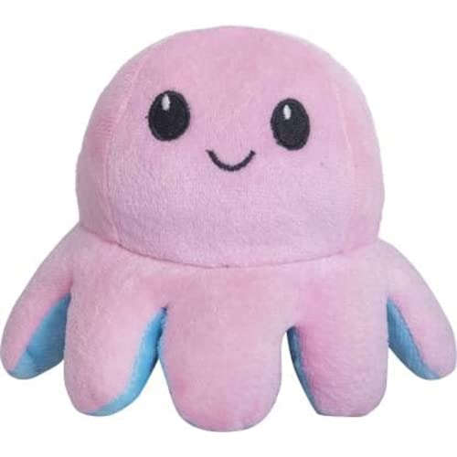 Image of HUG 'n' FEEL SOFT TOYS Plush Pillows Plush & Stuffed Toys (Reversible Plush & Stuffed Toys (Pink & Sky Blue))