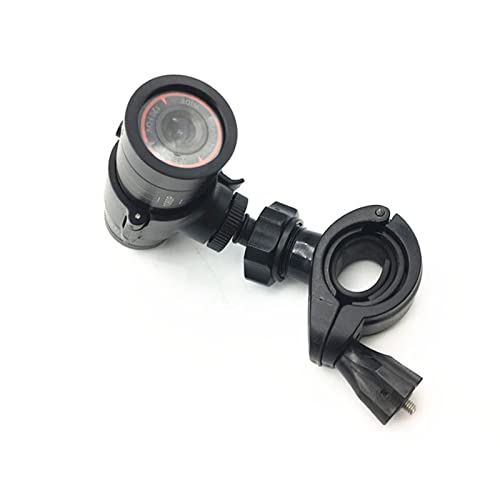 Motorcycle Helmet Camera, Mini Sports Action Video Camera 1080P HD with 120°Wide Angle Loop Recording, Rechargeable Waterproof Camcorder for Bike Skiing