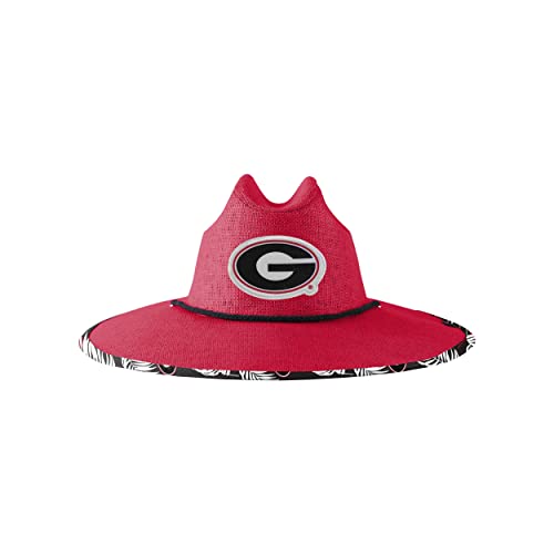 Image of FOCO Georgia Bulldogs NCAA Team Color Straw Hat