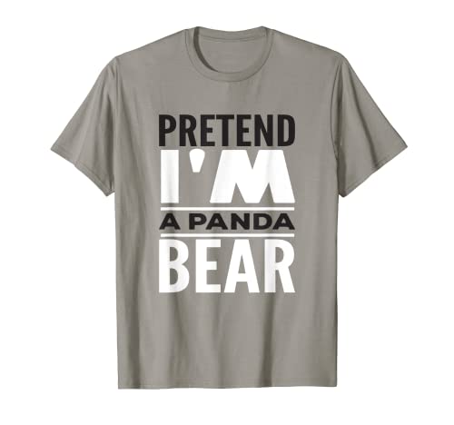 Disfraz de oso panda para Halloween Camiseta