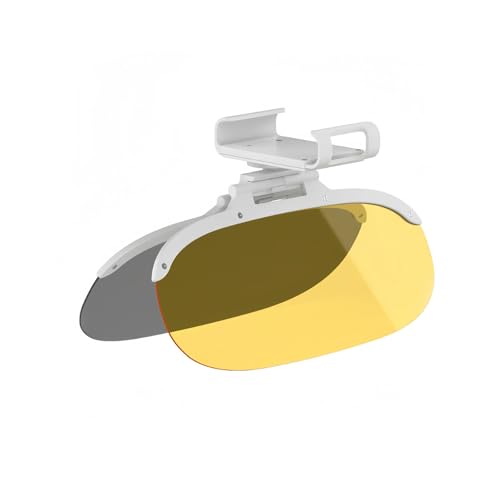 qiyue qiAutomobile Polarized Sun Visor, Anti-Glare extendable Sun Visor, Suitable for Day and Night Driving. (Large-Size)