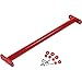 GK Reckstange rot, 125 cm lang, inkl. Schrauben mit Abdeckkappen