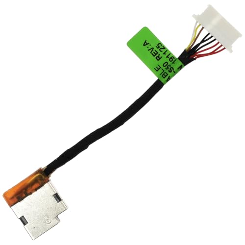 LPUK Conector Alimentacion Compatible con HP Pavilion 15-bc450ns, 15-bc451ns - Conector de Carga de Repuesto