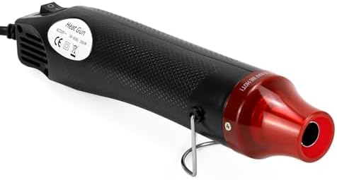 Bild 2 - QWORK® Mini Heißluftpistole 220V 300W, Handheld heißluftföhn, für Schrumpfschläuche, Prägen, Trocknen von Farbe, Papier