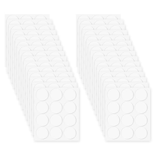 QUARKZMAN 360pz Punti di Nastro Biadesivo, Punti Adesivi Nano a Doppia Faccia, Punti Adesivi Trasparenti Rimovibili per Artigianato, Decorazione, 35 x 1 mm