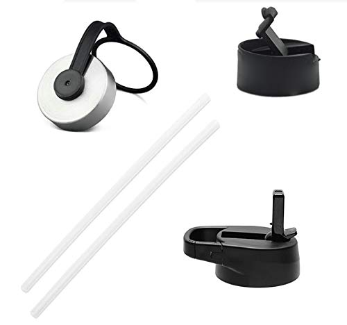 H2 Hydrology Water Bottle - 18 Oz, 22 Oz, 32 Oz, 40 Oz, Or 64 Oz With 3 Lids Double Wall Vacuum Insulated Stainless Steel Wide Mouth Sports Hot & Cold Thermos (64 Oz, Red) #TOP5