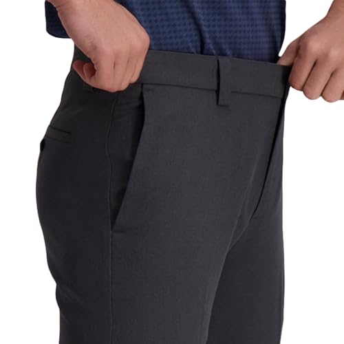 Image of Haggar Men's Cool Right Performance Flex Straight Fit Flat Front Pant