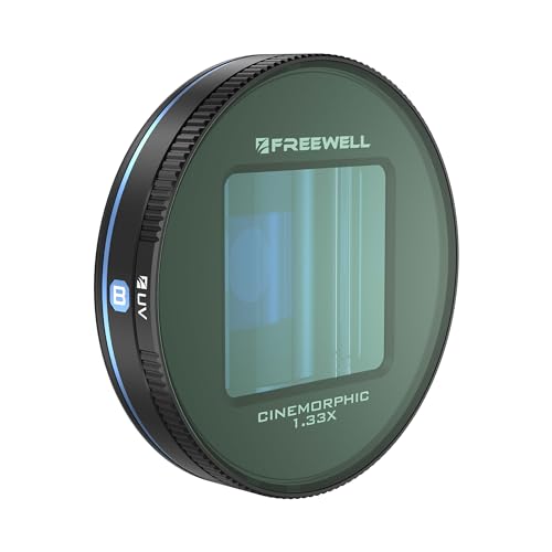Image of Freewell 1.33x Blue Anamorphic Lens Compatible with Freewell Sherpa iPhone /Galaxy & Genius Rig Cage