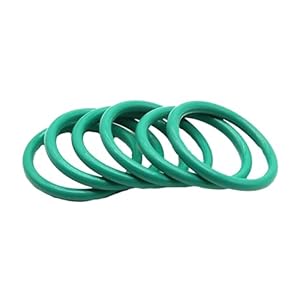 Pgqjfks 10 Stück grüne FKM-O-Ringe