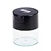 Minivac - 10g to 30 grams Airtight Multi-Use Vacuum Seal Portable Storage Container for Dry Goods, Food, and Herbs - Black Cap & Clear Body