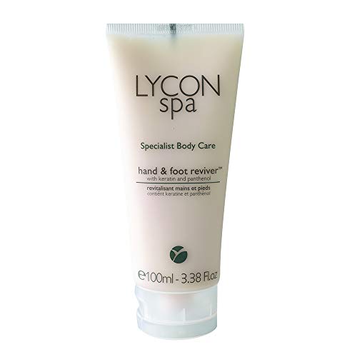 Lycon Spa Hand & Foot Reviver - Anti Aging Hand and Foot Cream - Hand and Foot Repair Cream with Panthenol B5 and Keratin - Salon Hand Cream, 100ml