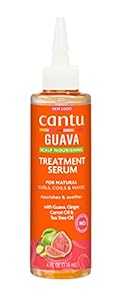 CANTU – Sérum de Guayaba, Jengibre y Aceite de Zanahoria – Unisex – 180 ml – Nutre Profundamente – Estimula el Crecimiento – Fortalece desde la Raíz – Cabello Brillante – Textura Suave sin Frizz