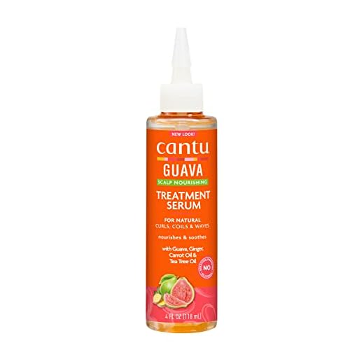 CANTU - Sérum de Guayaba, Jengibre y Aceite de Zanahoria - Unisex - 180 ml - Nutre Profundamente - Estimula el Crecimiento - Fortalece desde la Raíz - Cabello Brillante - Textura Suave sin Frizz