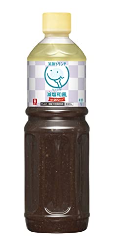 理研ビタミン 常温 学校給食 業務用 笑顔でランチ ドレッシング減塩和風68640 1L アレルギー対応 乳不使用 卵不使用